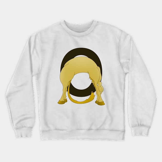 Pony Monogram Letter O Crewneck Sweatshirt by mailboxdisco